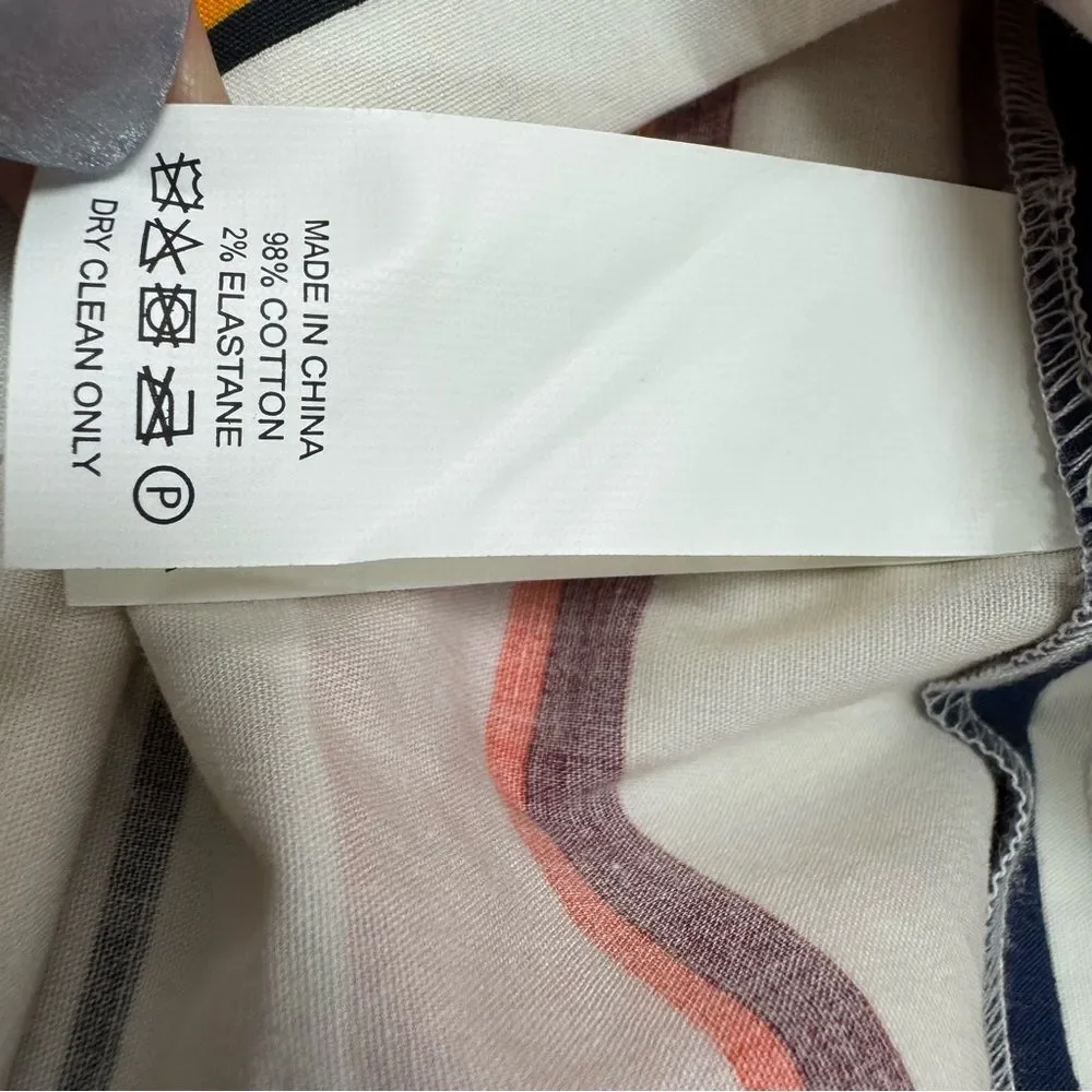 Kate Spade Striped Multicolor Sleeveless Dress Fit n Flare Size 00